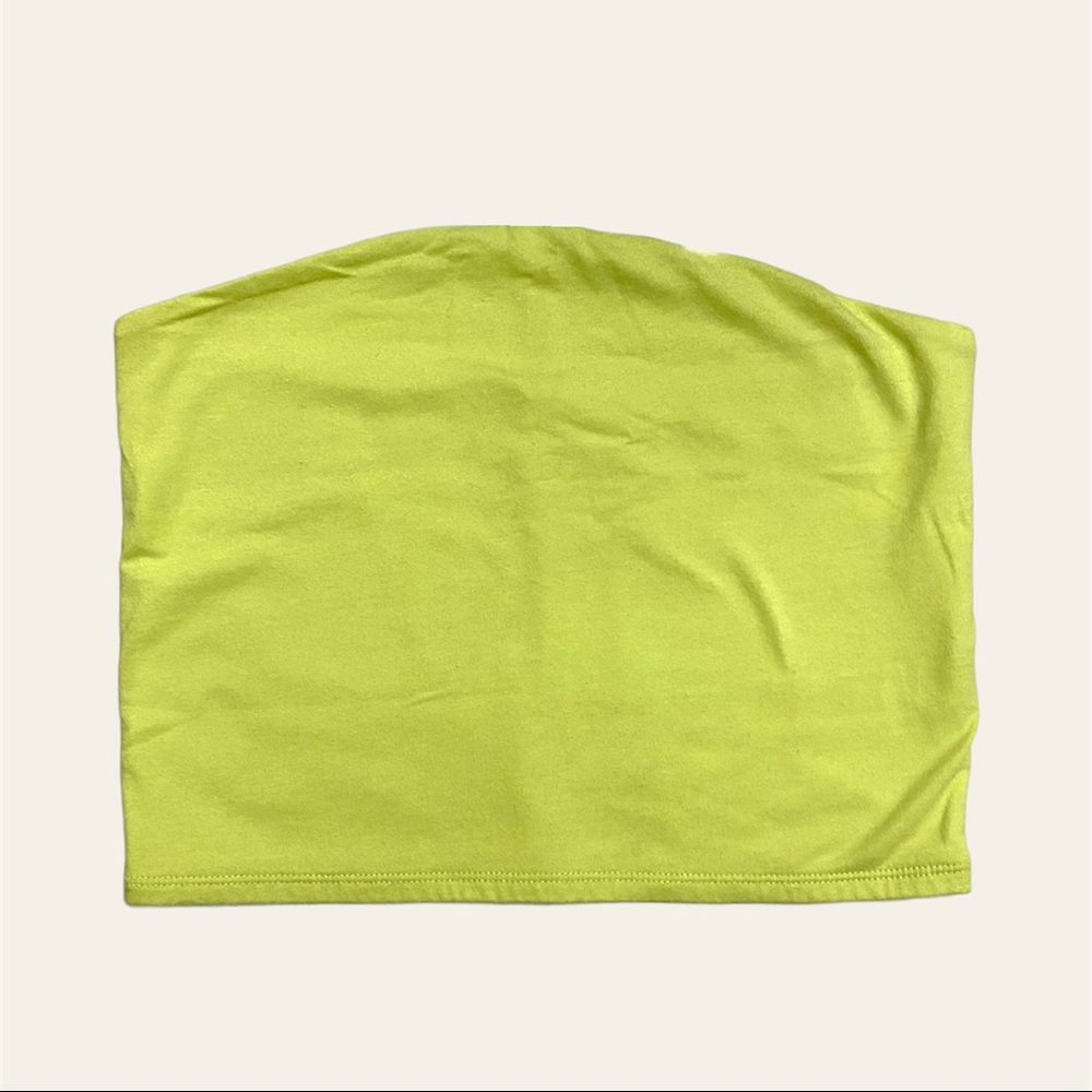 Wild Fable Chartreuse Tube Top